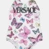 Versace Enfant SWIM ONE PIECE BUTTERFLY Maillot De Bain Bianco/multicolor