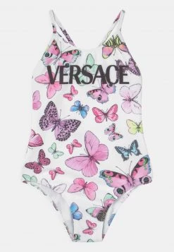 Versace Enfant SWIM ONE PIECE BUTTERFLY Maillot De Bain Bianco/multicolor