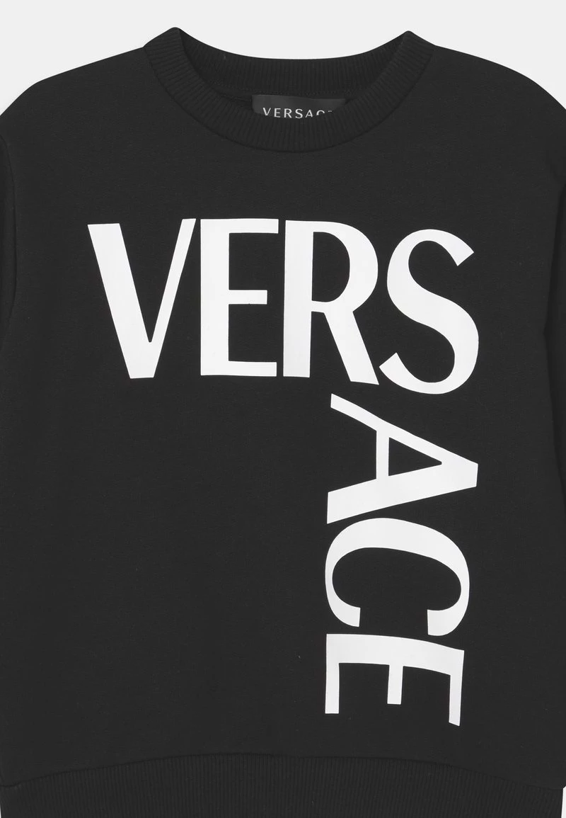 Versace LOGO UNISEX Sweatshirt Nero/bianco 3 Versace LOGO UNISEX Sweatshirt Nero/bianco – Image 3