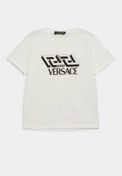 Versace LOGO UNISEX T Shirt Imprimé Bianco