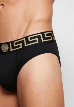 Versace SLIP BASSO INTIMO UOMO Slip Nero Greca Oro Homme -Versace Soldes 2022 518bd156fc5140bfb37ce93cfa6d9d67