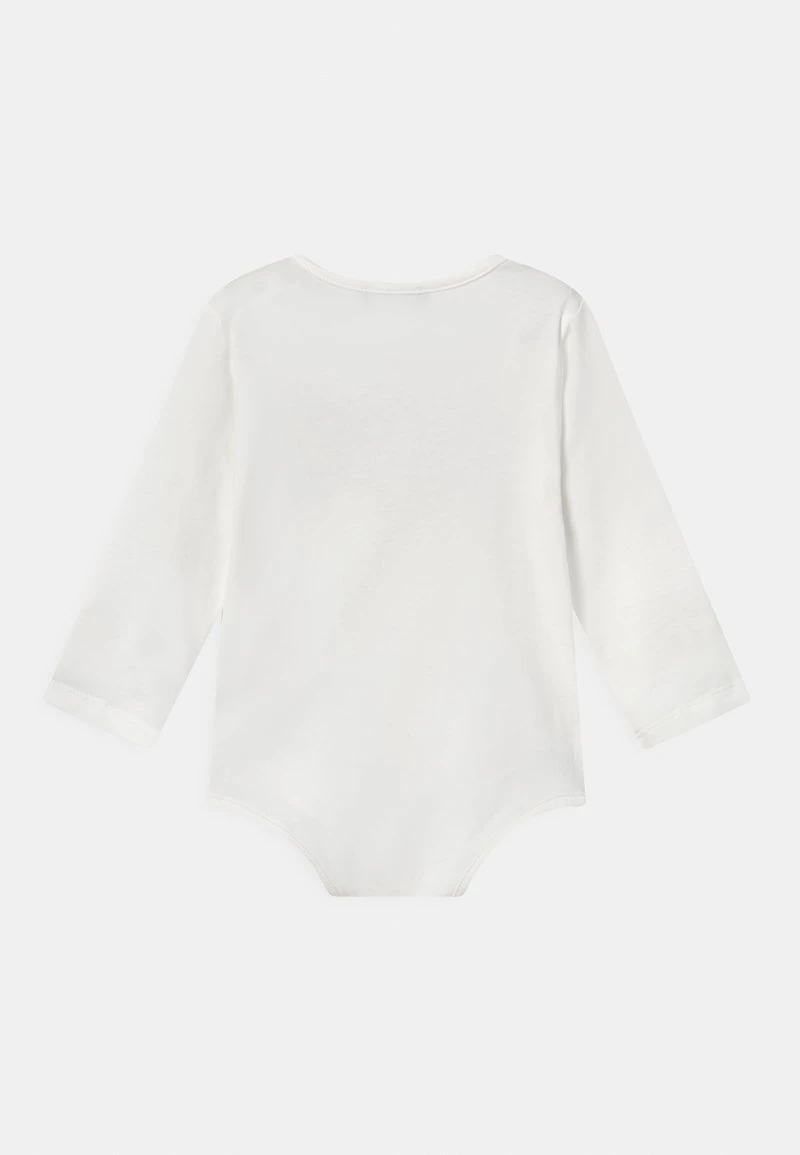 Versace SETA BAROCCO FLAGE RICAMO LOGO UNISEX Body Bianco/oro 2 Versace SETA BAROCCO FLAGE RICAMO LOGO UNISEX Body Bianco/oro – Image 2