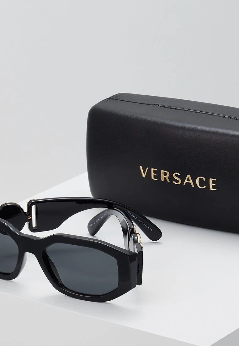 VERSACE BIGGIE UNISEX Lunettes De Soleil Black 3 VERSACE BIGGIE UNISEX Lunettes De Soleil Black – Image 3