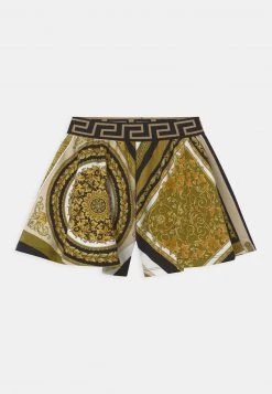 Versace HERITAGE PRINT Pantalon De Survêtement White/gold/kaki Enfant
