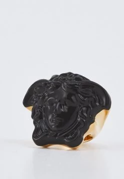 Versace Femme MEDUSA VERNICIATO Bague Black/gold Coloured -Versace Soldes 2022 5e0e82bae42e43e29d9ee5e9c86d64c3