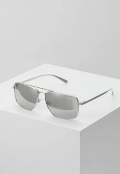 Versace Lunettes De Soleil Silver Coloured Homme