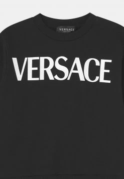 Versace Enfant LOGO Sweatshirt Nero/bianco -Versace Soldes 2022 62e71c387c344259851df9af5ad70a9d