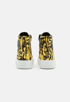 Versace UNISEX Baskets Montantes Black/gold/white -Versace Soldes 2022 64629451c2af484f86ac60b64d3149cb