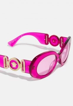 Versace Femme MEDUSA BIGGIE Lunettes De Soleil Transparent Fuxia -Versace Soldes 2022 670a781c9602420fb41b2b6410d2bd26