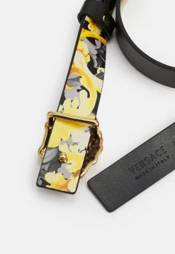 Versace ECOPELLE ST BAROQUEFLAGE VIT BELT UNISEX Ceinture Nero/oro -Versace Soldes 2022 67830a37b9104bb0920cce1221fde95e