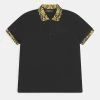 Versace Enfant BAROCCO KIDS MEDUSA Polo Nero/oro