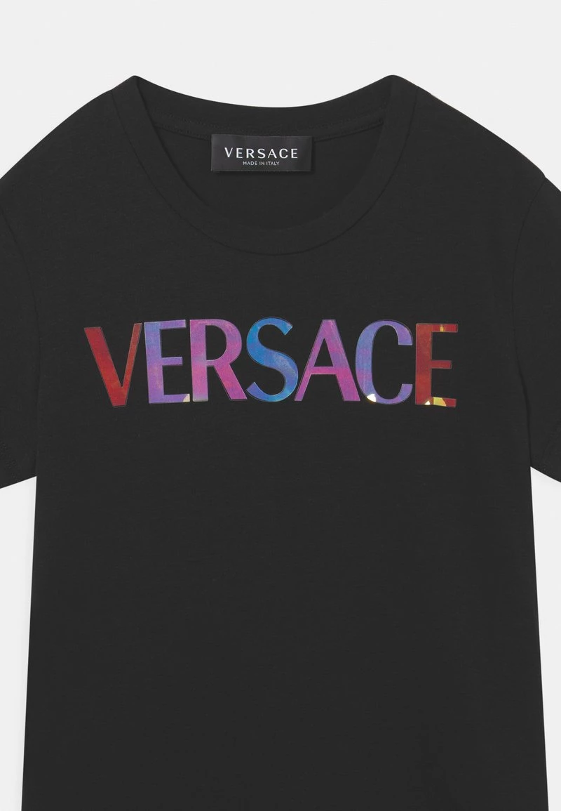 Versace REFLECTIVE T Shirt Imprimé Nero/multicolor Enfant 3 Versace REFLECTIVE T Shirt Imprimé Nero/multicolor Enfant – Image 3