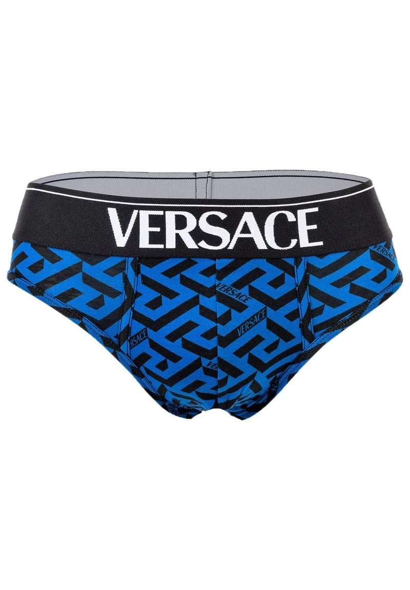 Versace Homme Slip Blau Schwarz 1 Versace Homme Slip Blau Schwarz