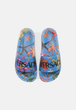 Versace Mules Bluette/multicolor Enfant -Versace Soldes 2022 6877941680654e95889f8167630c5c54
