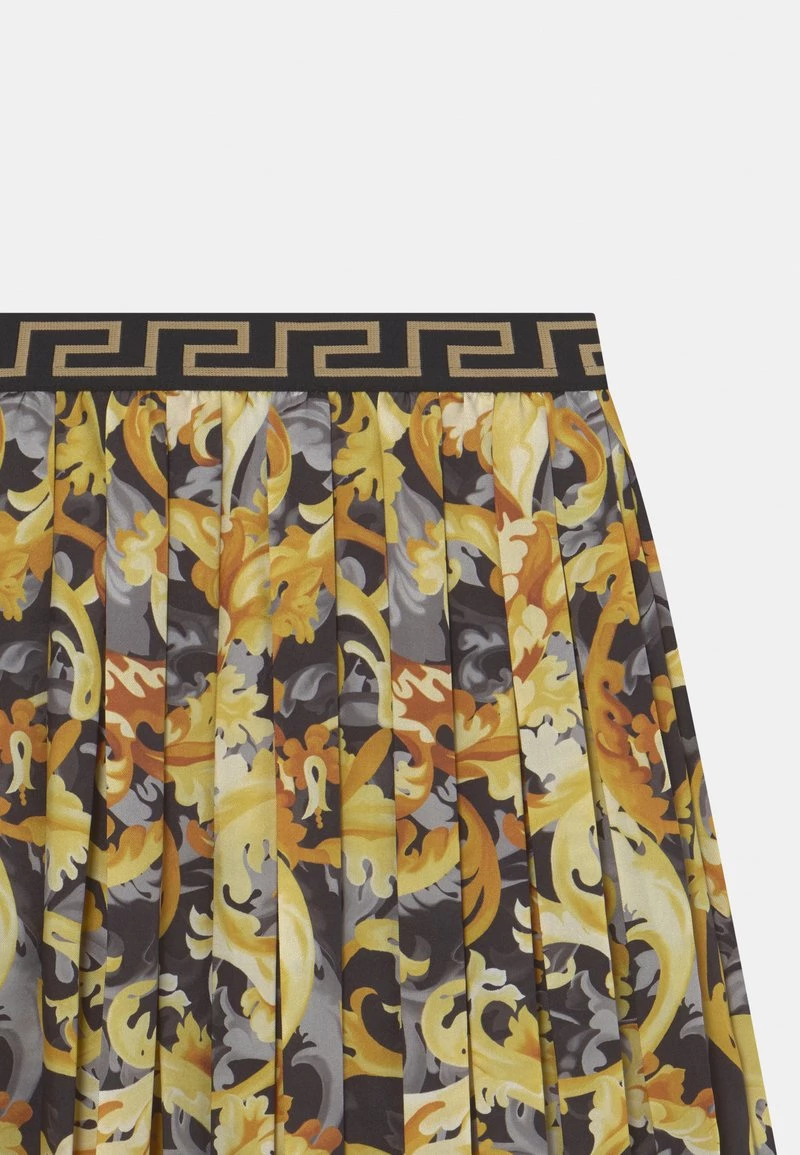 Versace Enfant SKIRT BAROCCO FLAGE Jupe Plissée Nero/oro 3 Versace Enfant SKIRT BAROCCO FLAGE Jupe Plissée Nero/oro – Image 3