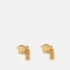 Versace EARRINGS Boucles D'oreilles Gold Coloured Femme