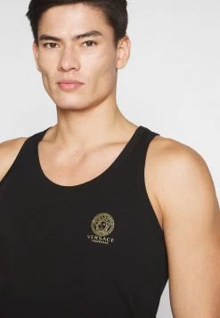 Versace Homme CANOTTA INTIMO UOMO Caraco Nero -Versace Soldes 2022 6d9845491a6f4342affe9cd8fe717e0b