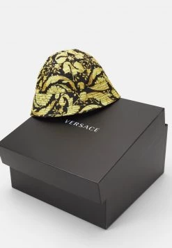 Versace UNISEX Chapeau Black/gold -Versace Soldes 2022 6e5b7e7e128d49a2aae5d58fe60221a1