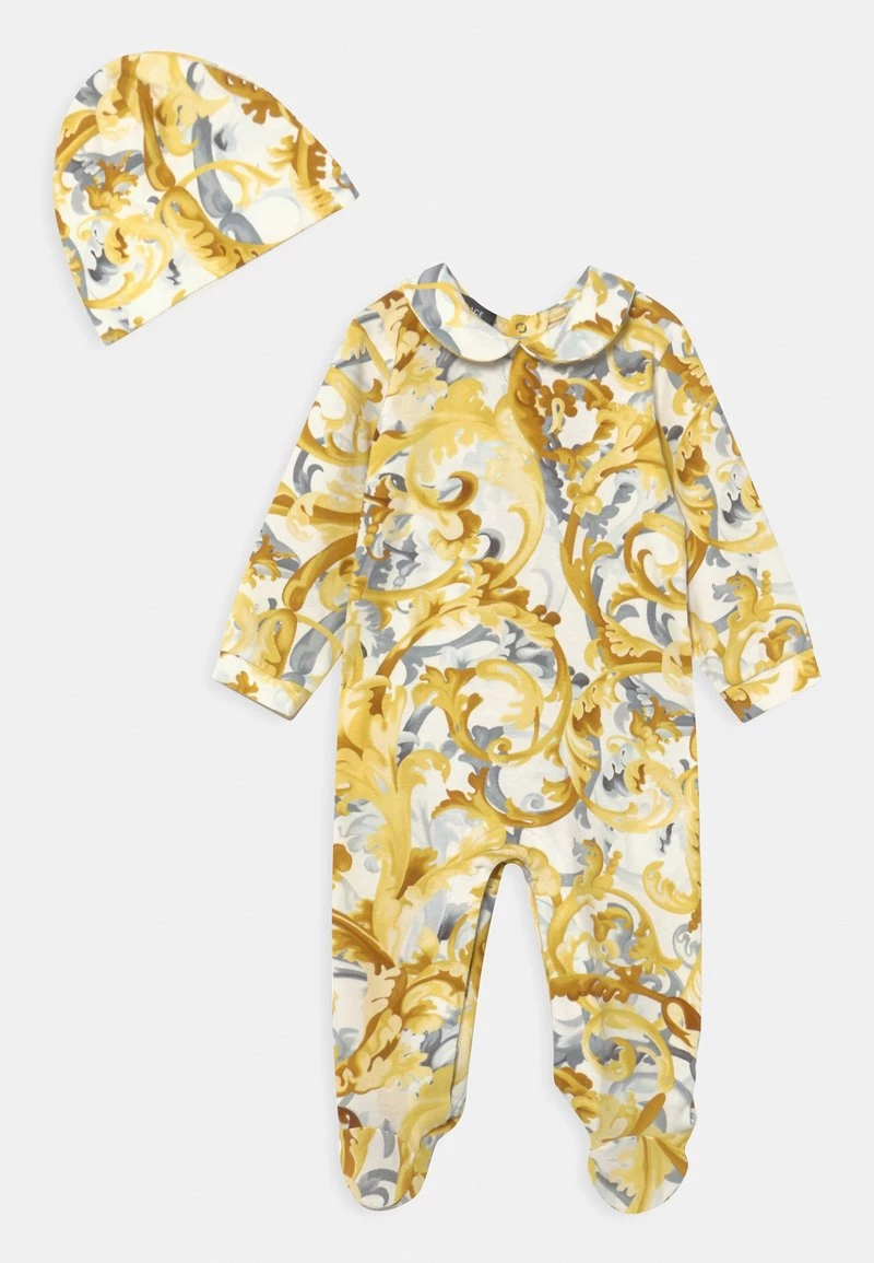 Versace UNISEX Grenouillère Bianco/oro 1 Versace UNISEX Grenouillère Bianco/oro