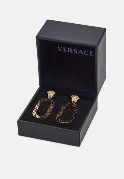 Versace Femme Boucles D'oreilles Gold Coloured -Versace Soldes 2022 716a9138b4bf4feba96592aee32a90ca
