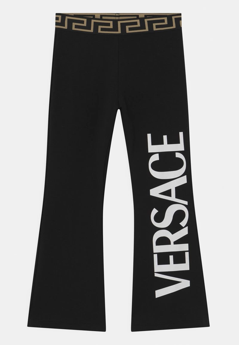 Versace Enfant LOGO Pantalon Classique Nero/bianco 1 Versace Enfant LOGO Pantalon Classique Nero/bianco