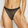 Versace THONG String Black Femme