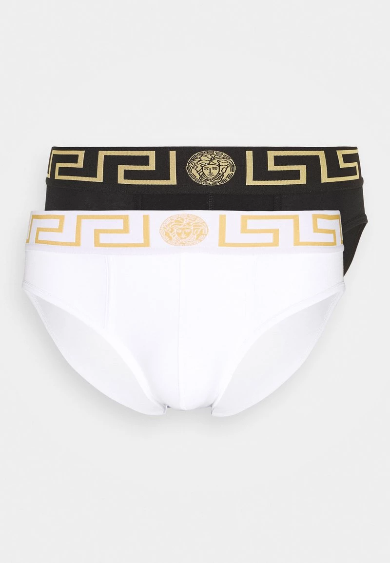 Versace BASSO INTIMO UOMO 2 PACK Slip Nero/bianco/oro Homme 4 Versace BASSO INTIMO UOMO 2 PACK Slip Nero/bianco/oro Homme – Image 4