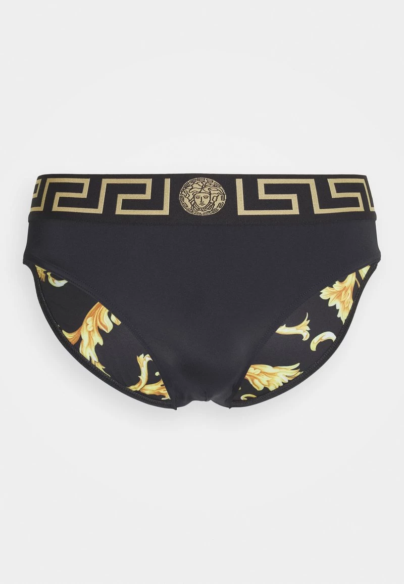 Versace Homme MARE UOMO Slip De Bain Nero Greca Oro 3 Versace Homme MARE UOMO Slip De Bain Nero Greca Oro – Image 3