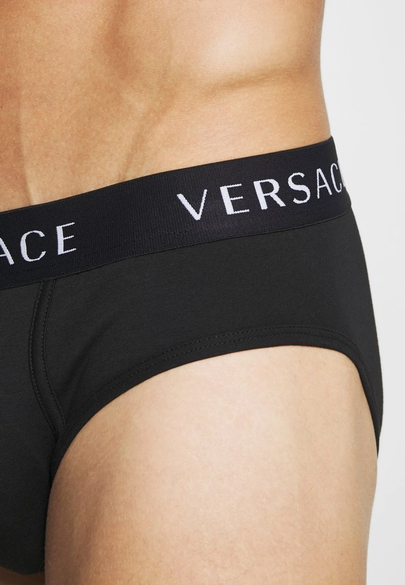 Versace BASSO INTIMO UOMO 3 PACK Slip Nero Homme 4 Versace BASSO INTIMO UOMO 3 PACK Slip Nero Homme – Image 4