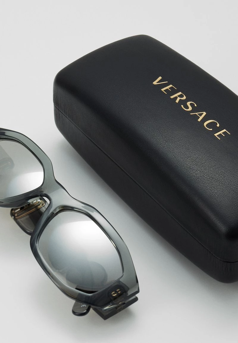 VERSACE BIGGIE UNISEX Lunettes De Soleil Transparent Grey 2 VERSACE BIGGIE UNISEX Lunettes De Soleil Transparent Grey â Image 2