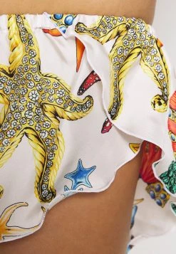 Versace Femme Bas De Pyjama Bianco/multicolor -Versace Soldes 2022 78ca5d2a5241485aa4730ae4f7aef350