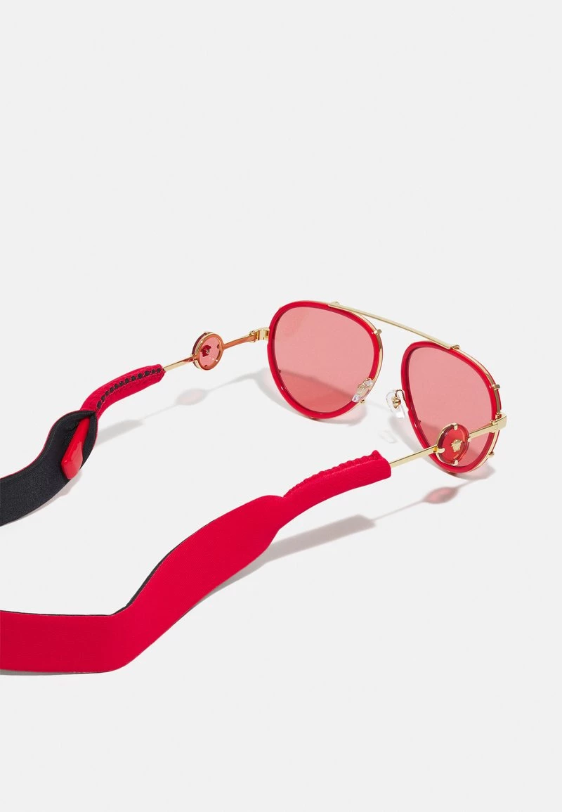 Versace UNISEX Lunettes De Soleil Red 2 Versace UNISEX Lunettes De Soleil Red – Image 2