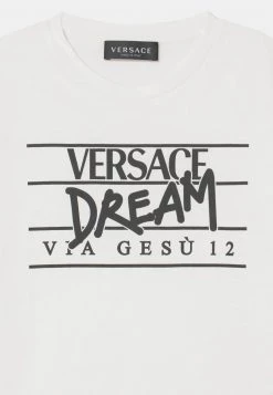 Versace LOGO UNISEX T Shirt Imprimé Bianco/nero 5 Versace LOGO UNISEX T Shirt Imprimé Bianco/nero -Versace Soldes 2022 80f596270b204cedae62212916e2ea31