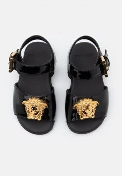 Versace Sandales Black/gold Enfant -Versace Soldes 2022 81e79279e70b4657bfbf418e735c190f