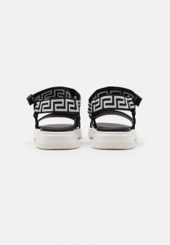Versace Enfant Sandales Black/white -Versace Soldes 2022 84f3719ac0e9478c86a2933a2d50c44b