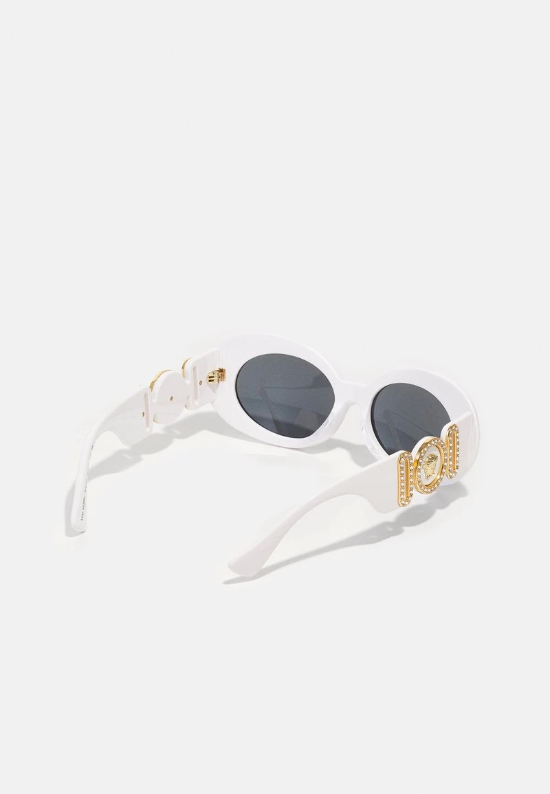 Versace MEDUSA BIGGIE Lunettes De Soleil White Femme 2 Versace MEDUSA BIGGIE Lunettes De Soleil White Femme – Image 2