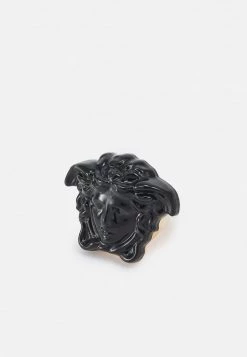 Versace Femme MEDUSA VERNICIATO Bague Black/gold Coloured