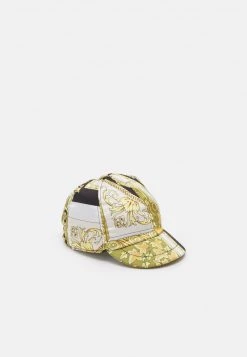 Versace Unisex HAT HERITAGE Casquette White/gold