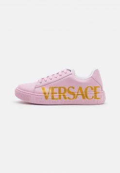 Versace Enfant Baskets Basses Light Pink/oro