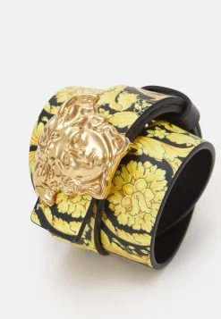 Versace CINTURA MEDUSA REVERSIBILE UNISEX Ceinture Nero/ora -Versace Soldes 2022 8da02641babc4c7fa1b5a739b66d16f9