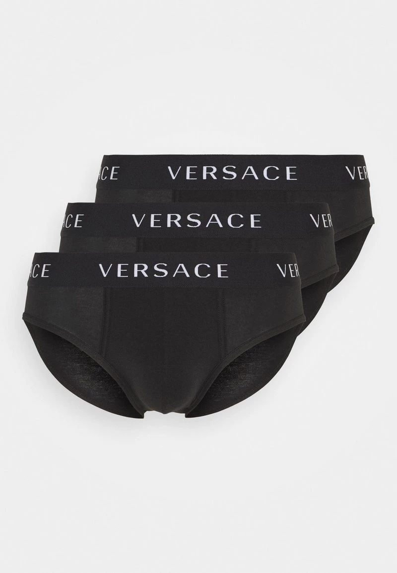 Versace BASSO INTIMO UOMO 3 PACK Slip Nero Homme 3 Versace BASSO INTIMO UOMO 3 PACK Slip Nero Homme – Image 3