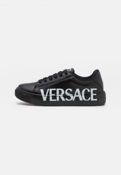 Versace UNISEX Baskets Basses Black/white