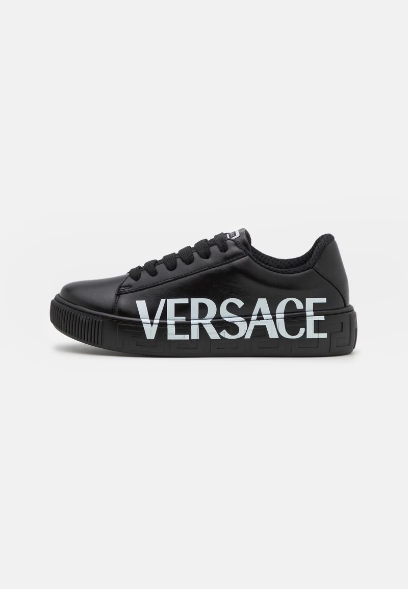 Versace UNISEX Baskets Basses Black/white 1 Versace UNISEX Baskets Basses Black/white