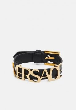 Versace UNISEX Bracelet Black/gold Coloured