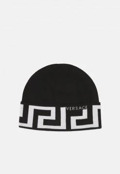 Versace BEANIE UNISEX Bonnet Black -Versace Soldes 2022 9496debeac5b4f6694641fdc51746c08