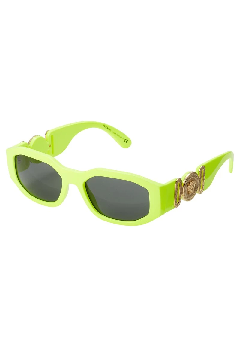 VERSACE BIGGIE UNISEX Lunettes De Soleil Yellow 5 VERSACE BIGGIE UNISEX Lunettes De Soleil Yellow – Image 5