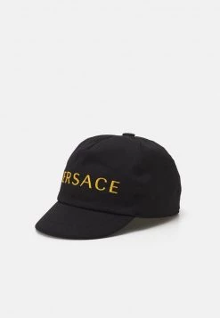 Versace HAT SOLID COLOR UNISEX Casquette Black/gold