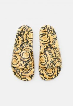 Versace Enfant Mules Black/gold -Versace Soldes 2022 96cf1bbee39c42138f7a6f62ef84b775