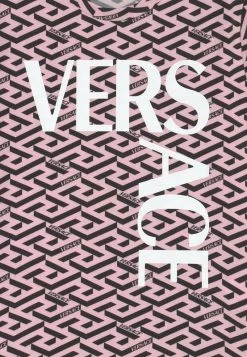 Versace Enfant GRECA KIDS LOGO T Shirt Imprimé Candy/nero/bianco -Versace Soldes 2022 9718277dc9c647adb27c047712b9c339