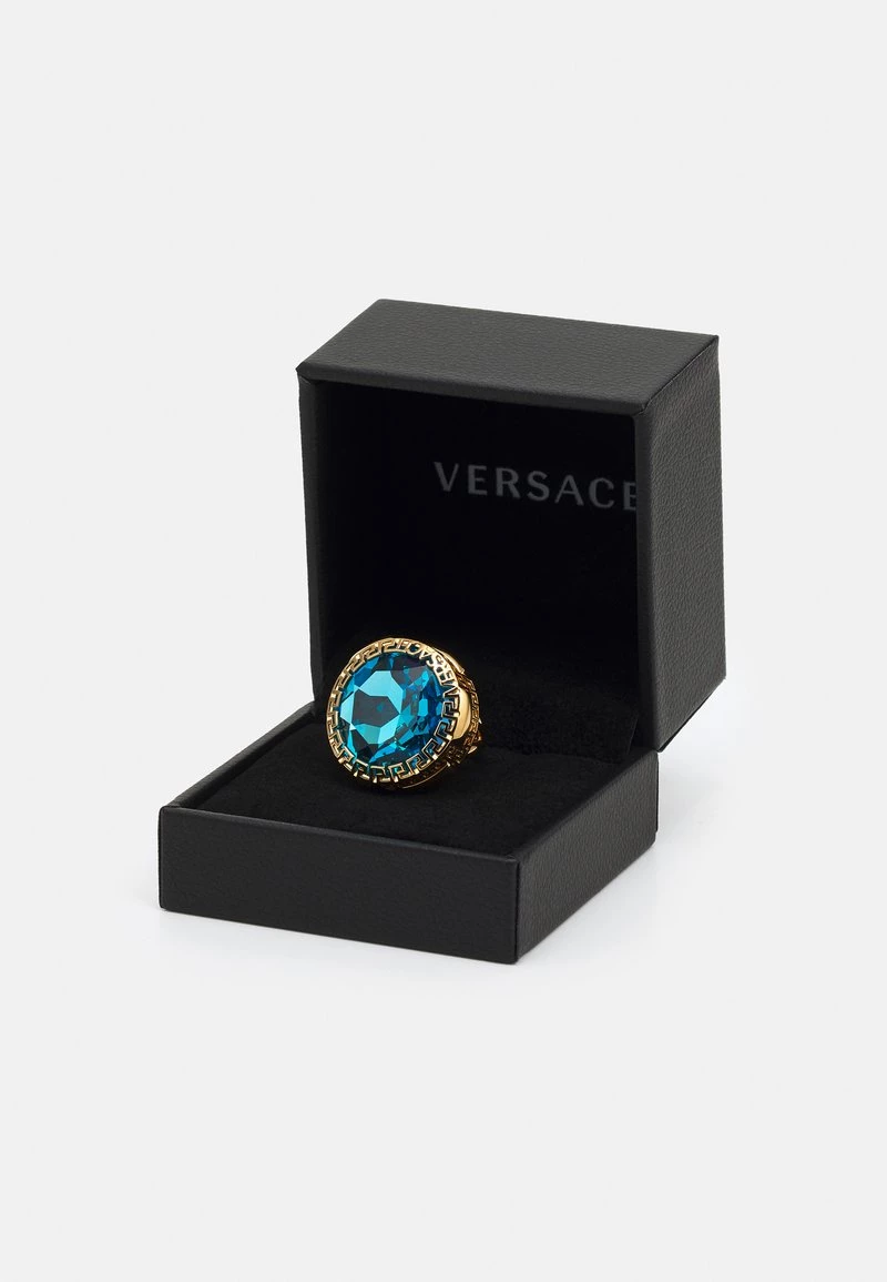 Versace Bague Gold Coloured/blue Femme 3 Versace Bague Gold Coloured/blue Femme – Image 3